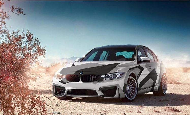 BMW M3 Arctic Camo 1
