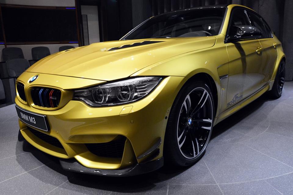 austin yellow bmw m3