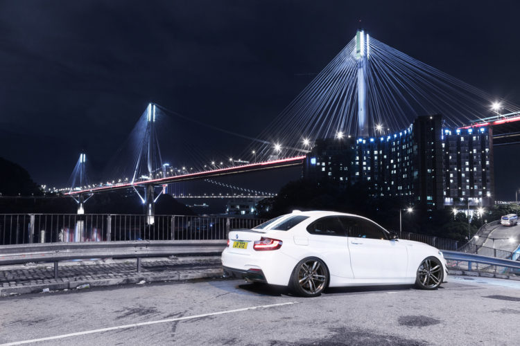 Alpine White BMW 2 Series Photos from Hong Kong