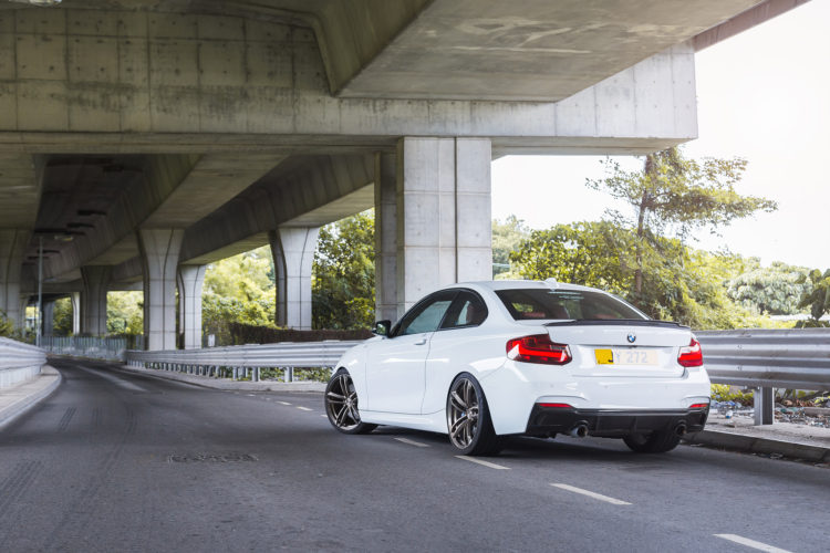Alpine White BMW 2 Series Photos from Hong Kong
