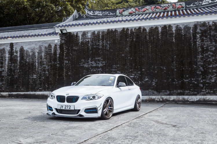 Alpine White BMW 2 Series Photos from Hong Kong