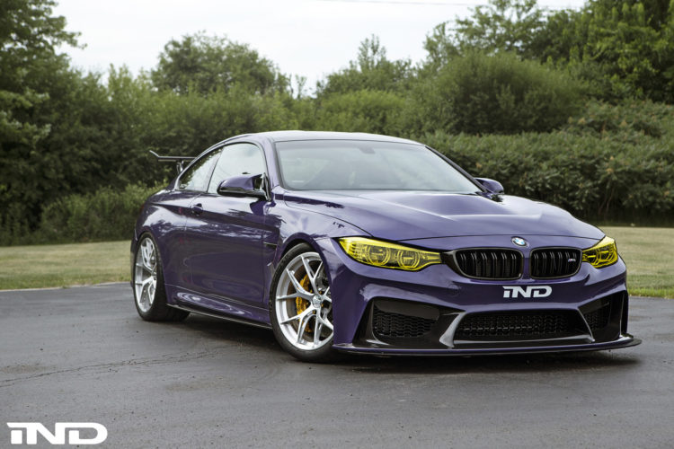 BMW M4 in Ultraviolet Purple By IND
