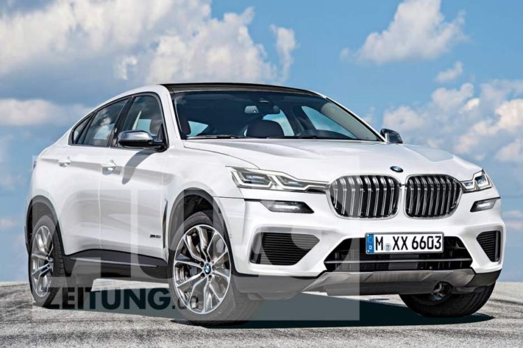 Futuristic Rendering of a 2021 BMW X6