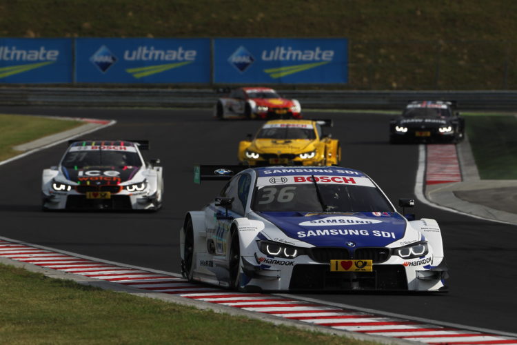 Marco Wittmann finished fourth at Hungaroring