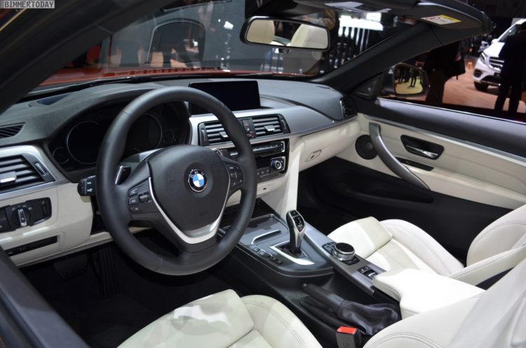 Sunburst Orange BMW 4 Series Convertible at 2017 Geneva