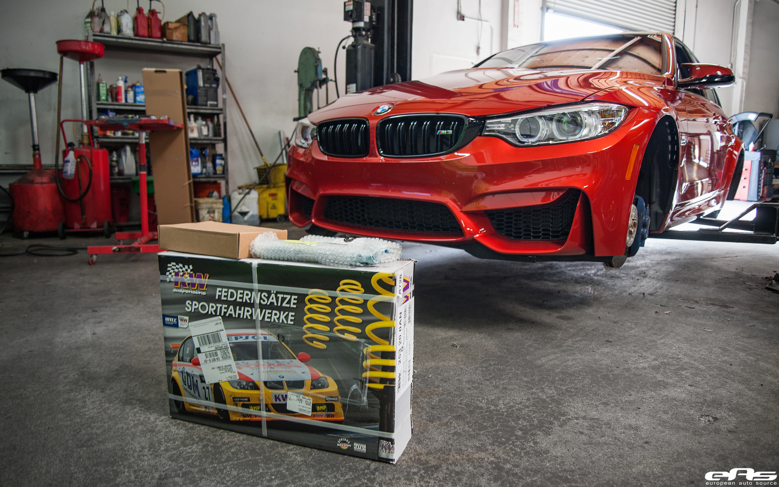 BMW M3 Sakhir Orange With New Racing Parts
