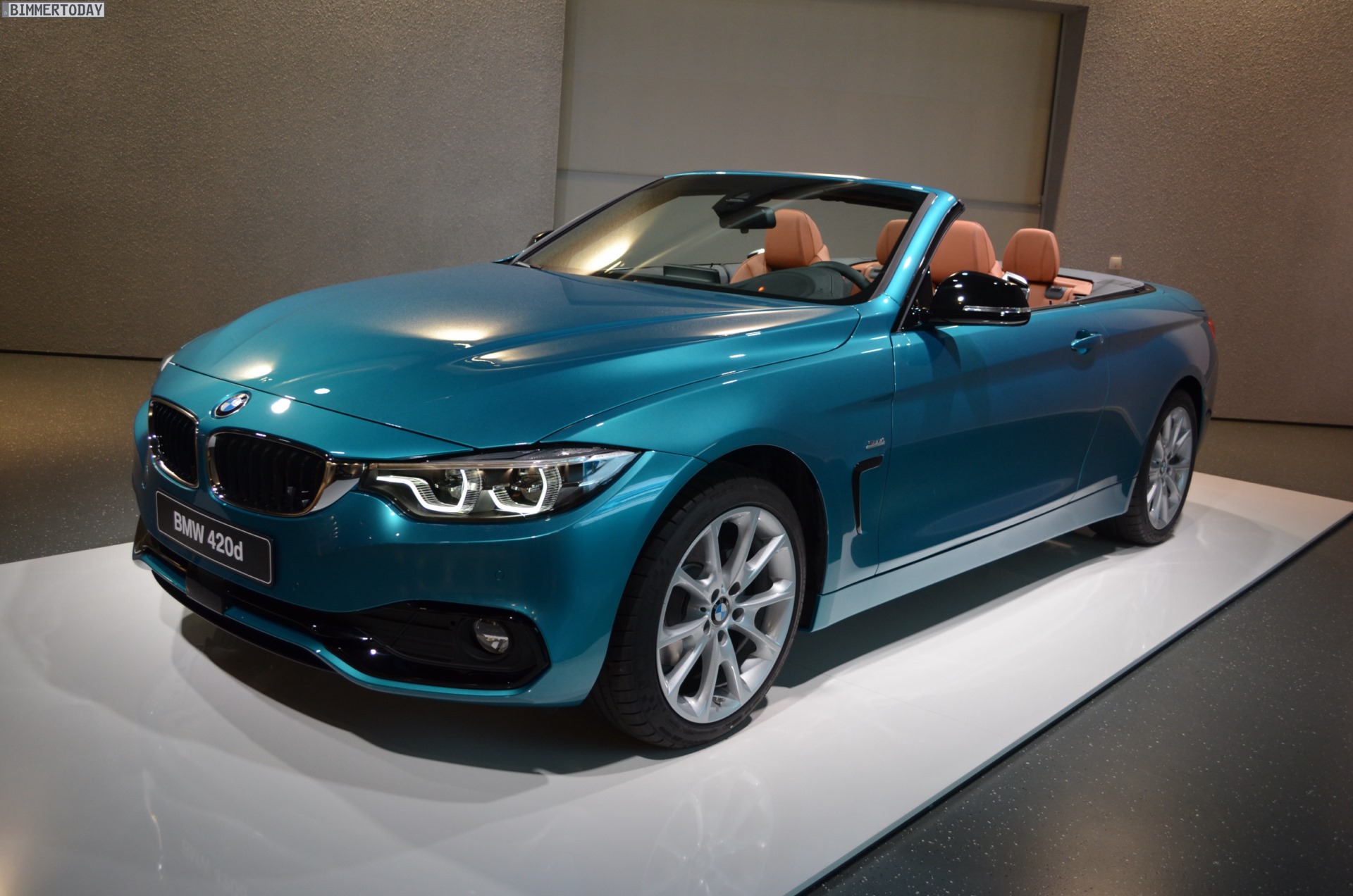 2017 BMW 420d Facelift in Snapper Rocks Blue