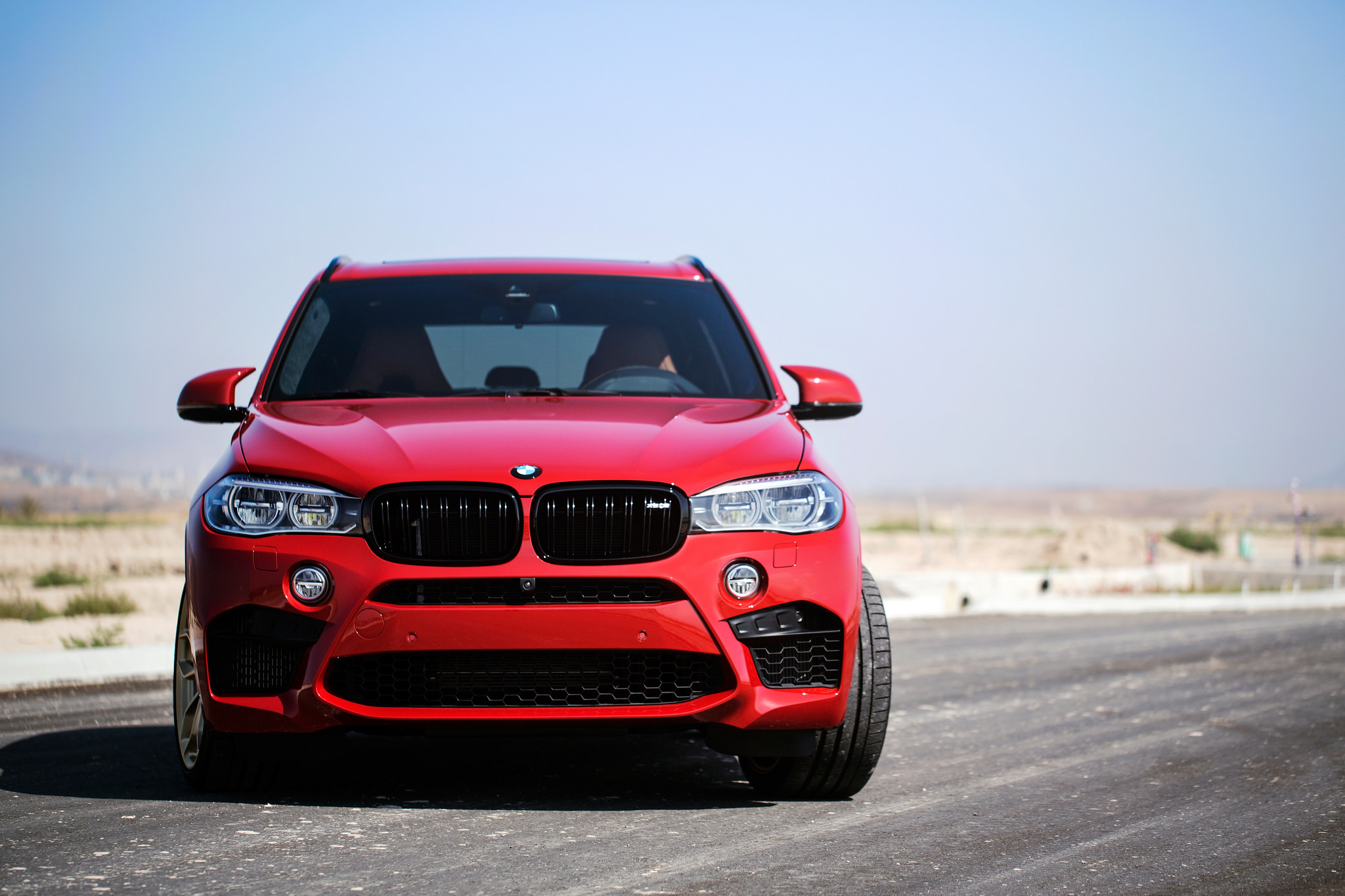 BMW X5 M in Melbourne Red Gets HRE Wheels and Carbon Fiber Parts