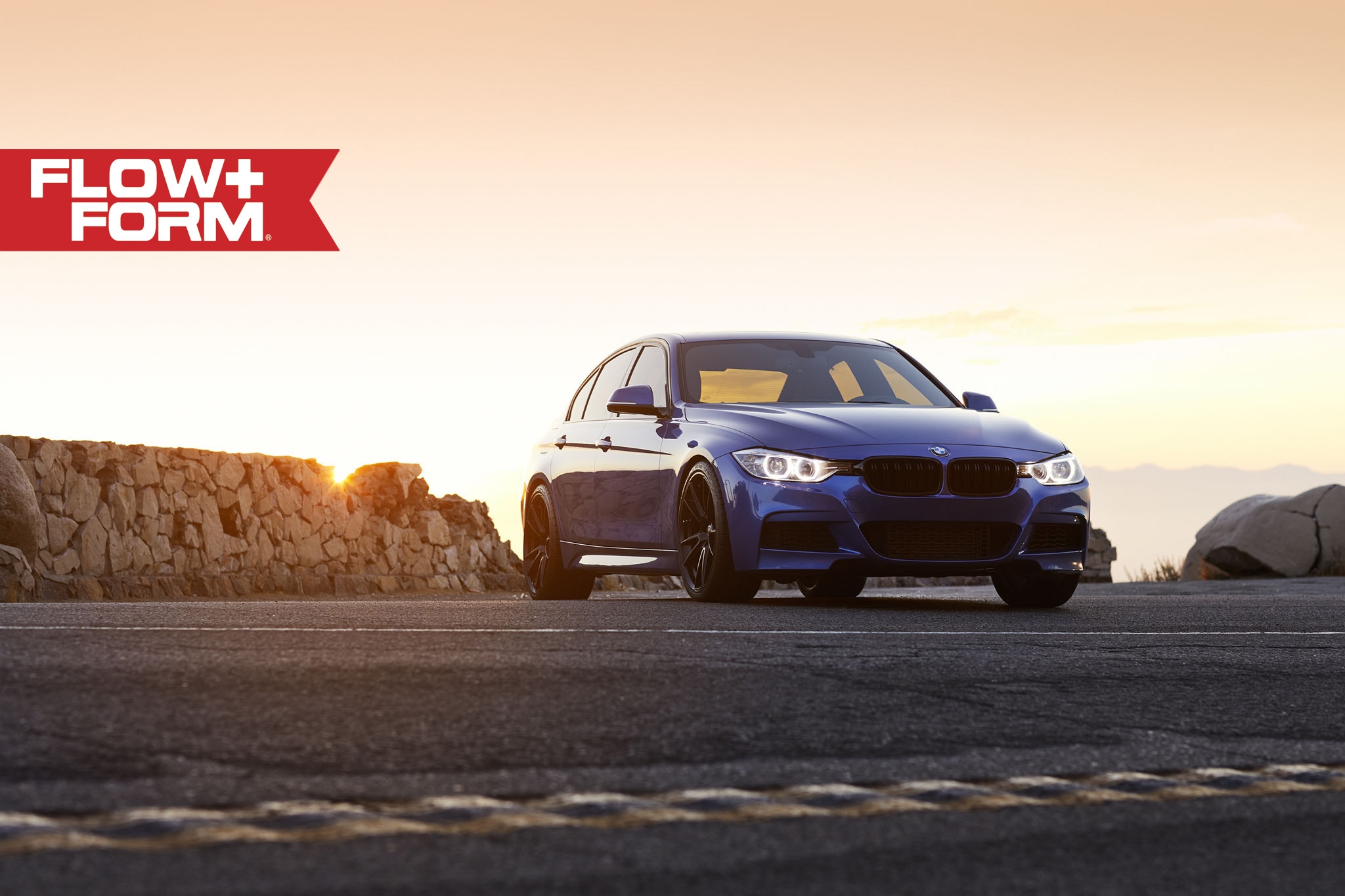 Check Out the Estoril Blue Metallic BMW 3 Series With New HRE Wheels