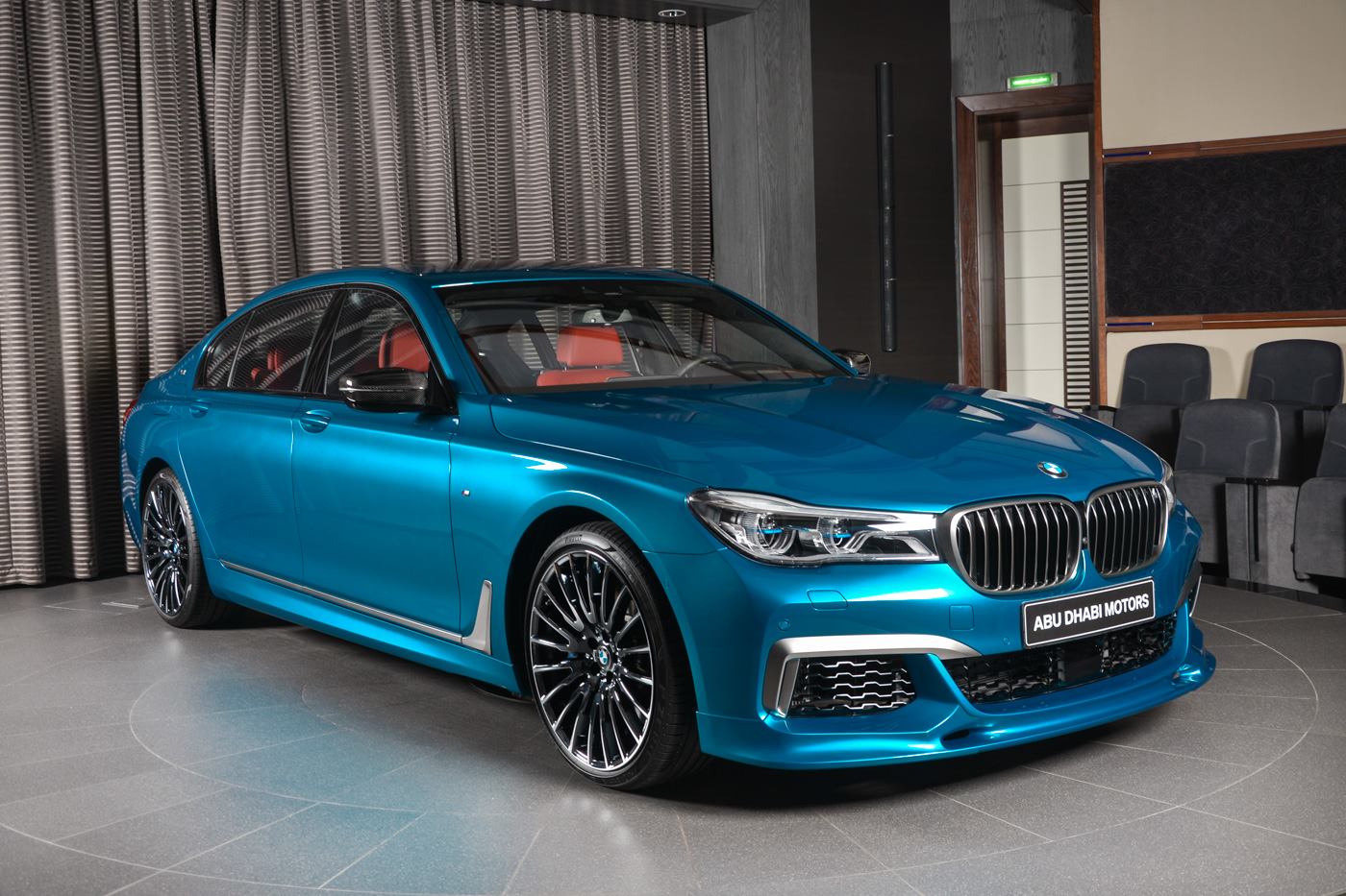 Long Beach Blue BMW M760Li xDrive Comes to Abu Dhabi Dealership