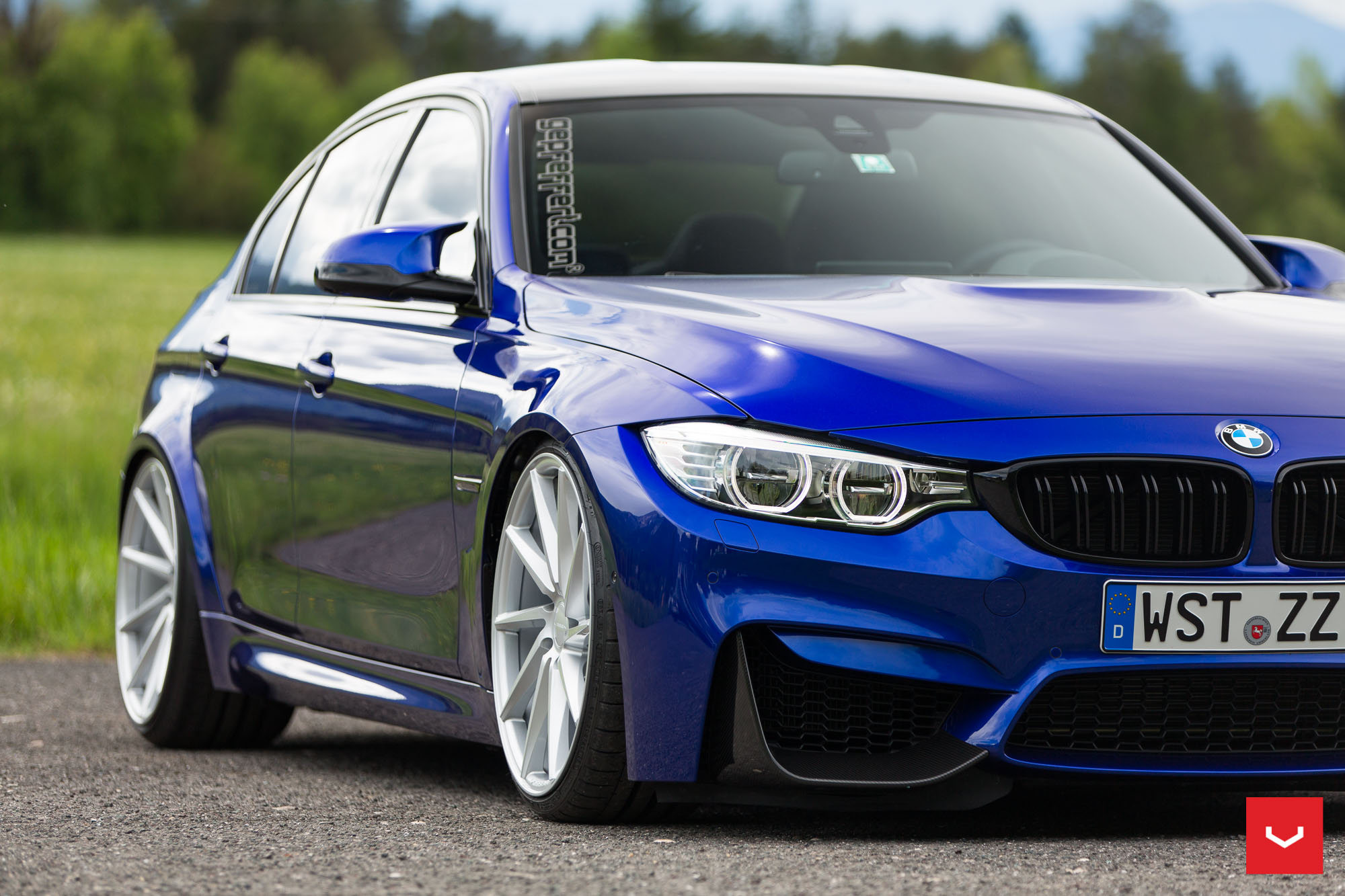 Monte Carlo Blue BMW M3 With Vossen Wheels