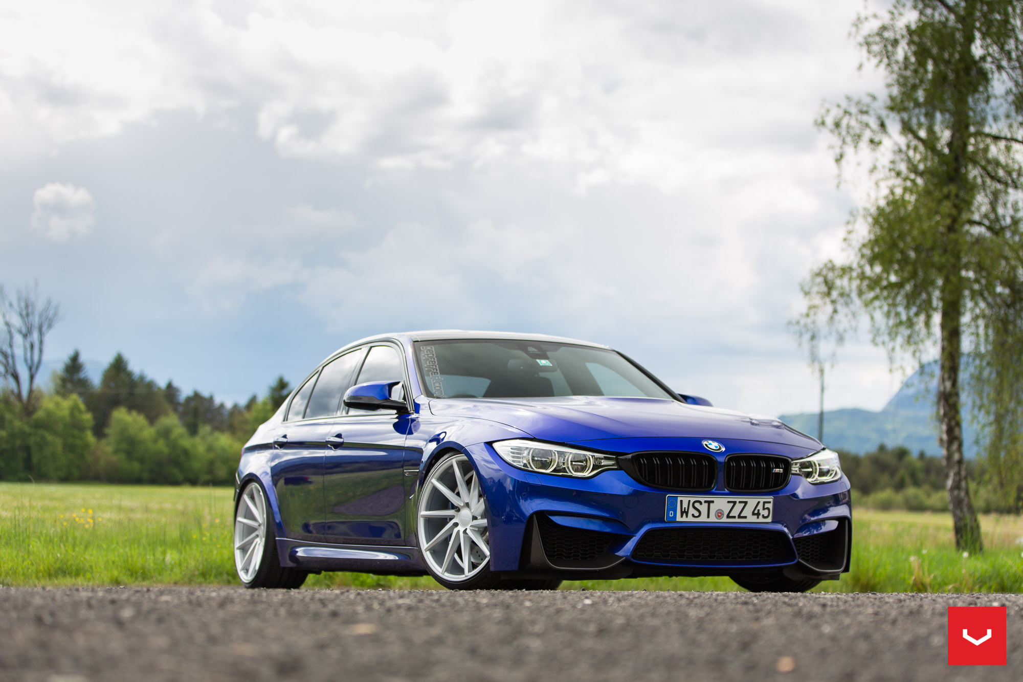 Monte Carlo Blue BMW M3 With Vossen Wheels
