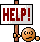 Schild Help :helpp!: :helpp!: