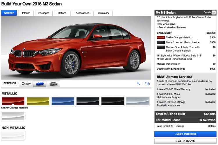 Bmw individual configurator