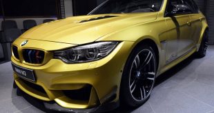 austin yellow bmw m3