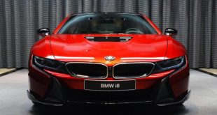 AC Schnitzer Lava Red BMW i8 from Abu Dhabi