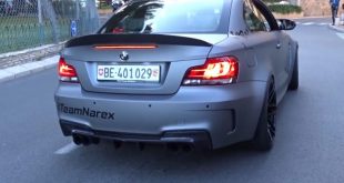 Loud BMW 1M Coupe Scares People in Monaco
