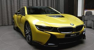austin yellow bmw i8