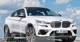 Futuristic Rendering of a 2021 BMW X6