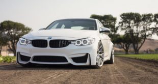 Alpine White BMW M3 wearing HRE RC100 Custom Wheels