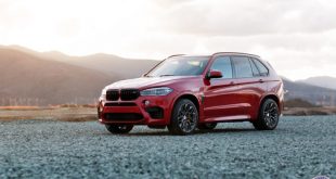 BMW X5M in Melbourne Red Gets HRE Wheels
