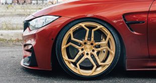 BMW M4 in Sakhir Orange Gets Some Aftermarket Goods