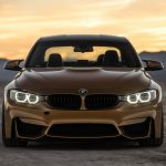 Sunburst Gold Metallic BMW M3 on New HRE Wheels