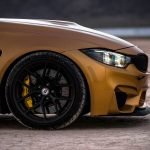 Sunburst Gold Metallic BMW M3 on New HRE Wheels