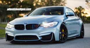 BMW M4 in Silverstone Metallic II With HRE P101 Wheels