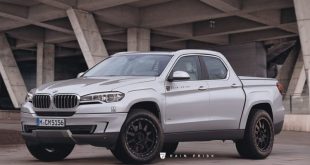 Rendering of the BMW X5 Pickup Truck