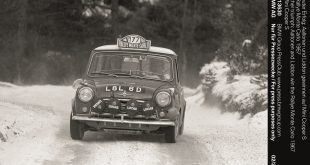 50 years after the big victory: Rauno Aaltonen lines up at the start driving the classic Mini in the Monte Carlo Rally Historique 2017.