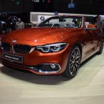 Sunburst Orange BMW 4 Series Convertible at 2017 Geneva
