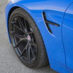 [Photos] F82 M4 With M Performance Parts in Santorini Blue and HRE Wheels