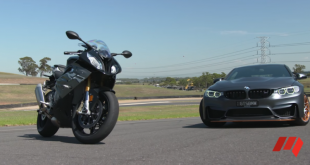 [Video] BMW M4 GTS vs BMW S1000RR on Track