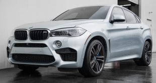 [Photos] Lowered Silverstone Metallic BMW X6 M by EAS