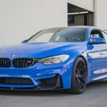 [Photos] F82 M4 With M Performance Parts in Santorini Blue and HRE Wheels