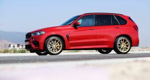 BMW X5 M in Melbourne Red Gets HRE Wheels and Carbon Fiber Parts