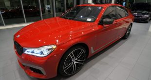 [Photos] Stunning Imola Red BMW M760Li