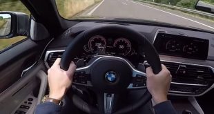 [Video] BMW M550i Reaches Threshold Speed in 6th Gear