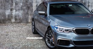 Beautiful BMW M550i xDrive in Bluestone Metallic Gets New HRE RS200M Wheels