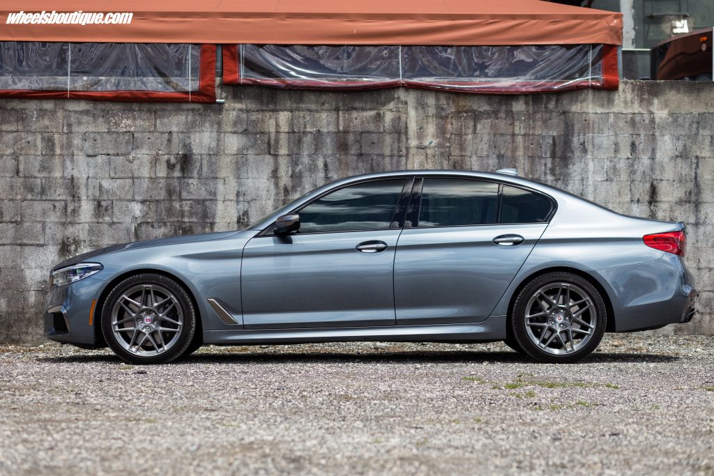Beautiful Bmw M550i Xdrive In Bluestone Metallic Gets New Hre Rs200m Wheels Bmw Sg Bmw Singapore Owners Community