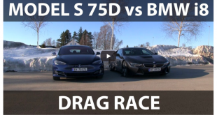 [Drag Race Video] BMW i8 vs Tesla Model S 75D