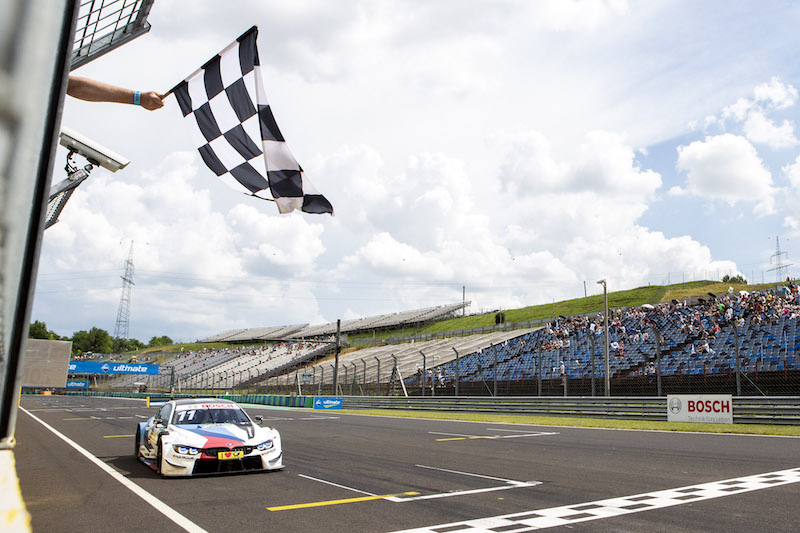 BMW one-two-three in eventful Sunday race at the Hungaroring.
