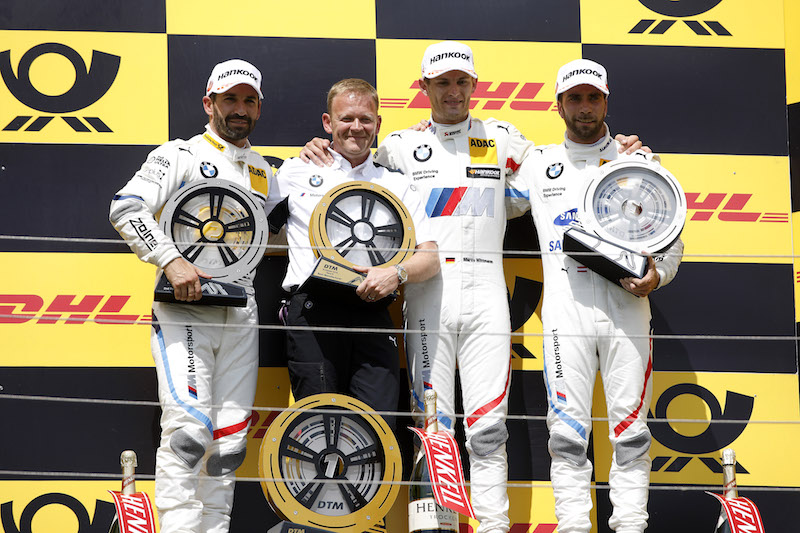 BMW one-two-three in eventful Sunday race at the Hungaroring.