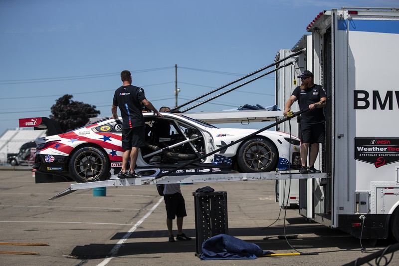 Two races in seven days: BMW Team RLL faces a great logistical challenge
