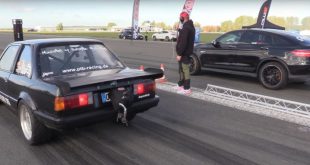 [Video] 820HP BMW 325i E30 Turbo vs 950HP Mercedes-AMG GLC63s