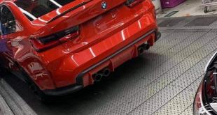Rear-end of the BMW M3 G80, leaked!