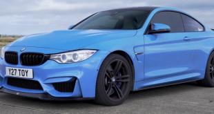 Drag Race: BMW M4 v AMG C63 S vs Lexus RC F v old M3 & C63