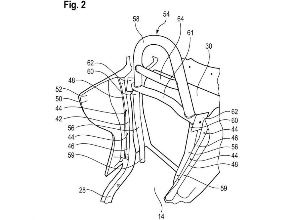 Convertible electric scooter with airbags patented by BMW