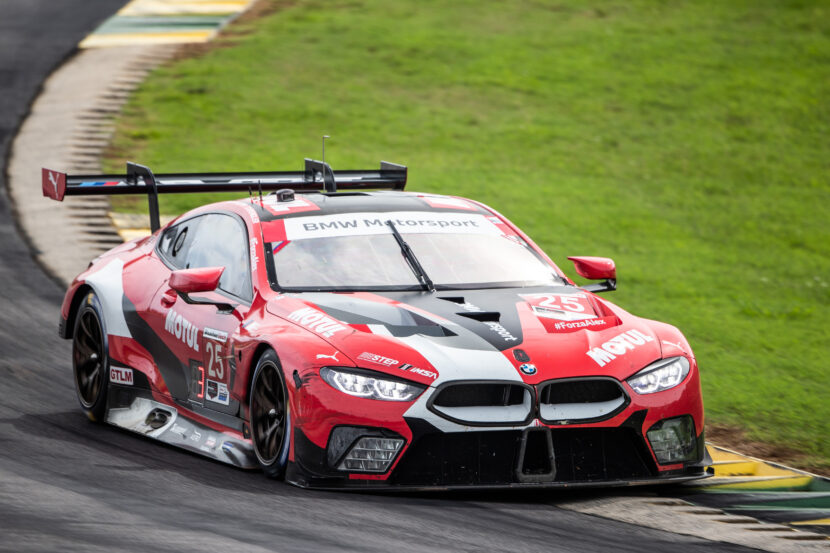 Podium finish for the BMW Team RLL, Auberlen snatched victory-